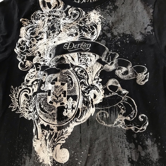 DEREON Black T-Shirt - Picture 3 of 5